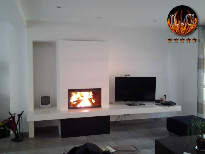 Pose de poêle à bois