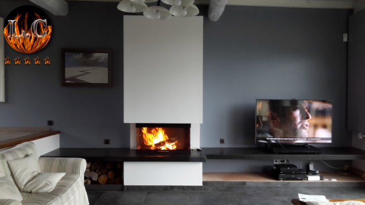 Pose de poêle à granulés