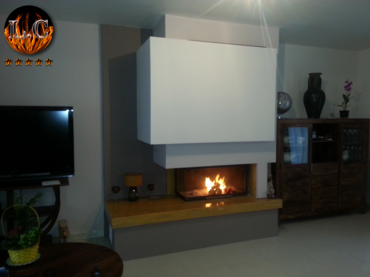 Pose de poêle à bois